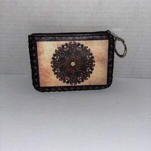 Mandala Design Keychain Wallet
